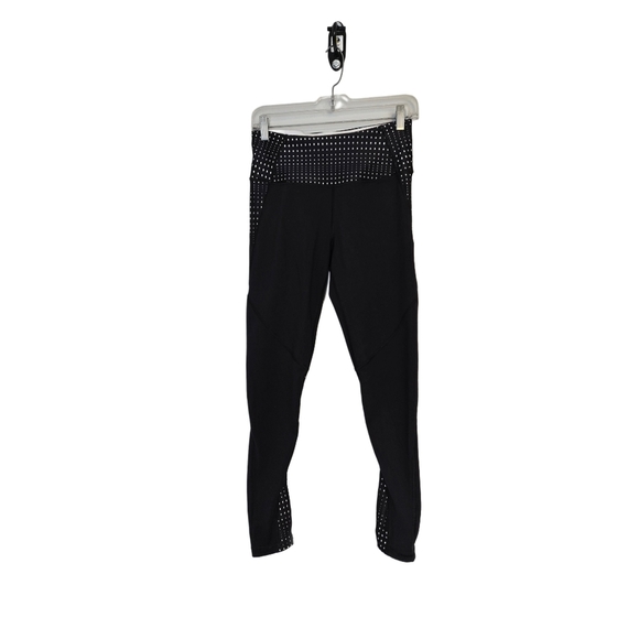 Victoria's Secret Black White Thick Reflective Leggings Size S Yoga Running - Picture 1 of 6